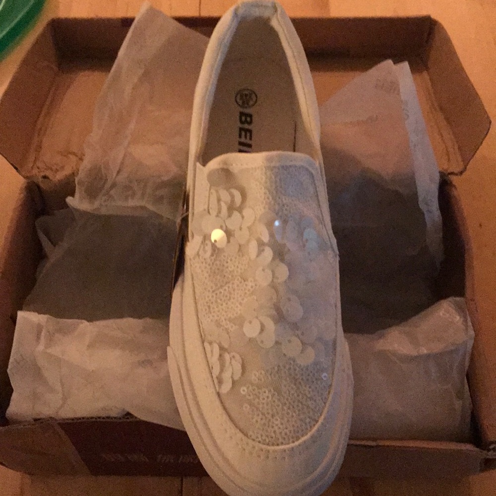 Slip on shoes with beautiful detail NEVER WORN